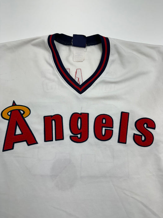 (XXL) Vintage MLB Los Angeles Angels Jersey White | Vitnage Clothing Store Canada