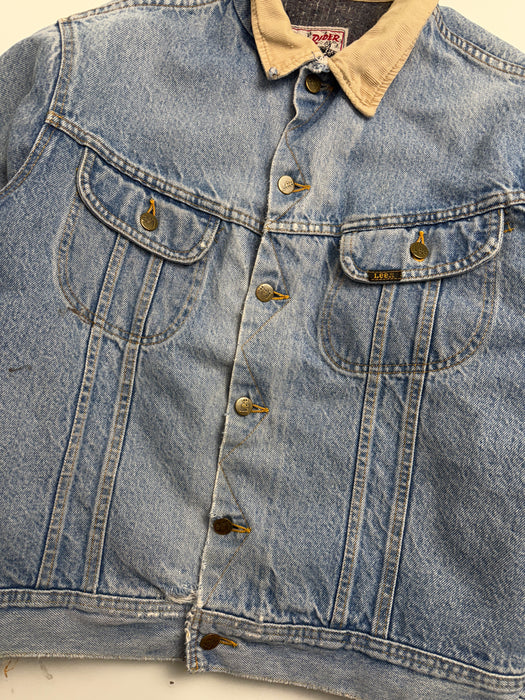 Vintage Wool Lined Lee Stormrider Denim Jacket | Vitnage Clothing Store Canada