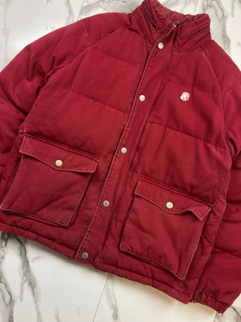 Billionaire Boys Club Canvas Puffer Jacket Red (USED)