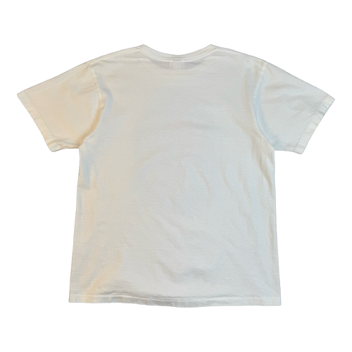 BAPE Ape Shall Never Kill Ape Spray Tee White/Blue | Vintage Clothing Store Canada