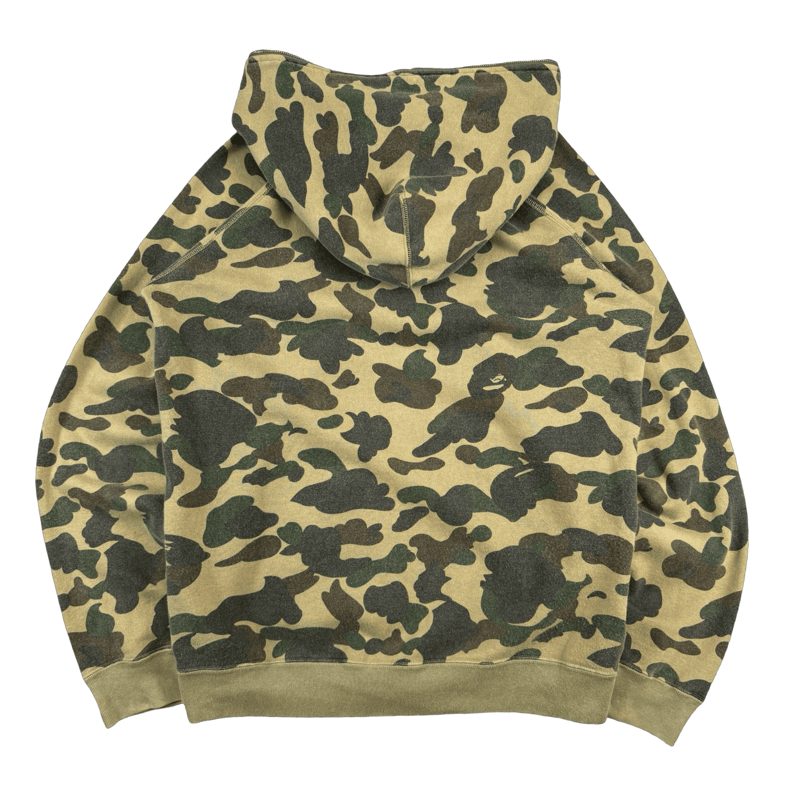 BAPE 1st Camo Full Zip Hoodie Green (USED)