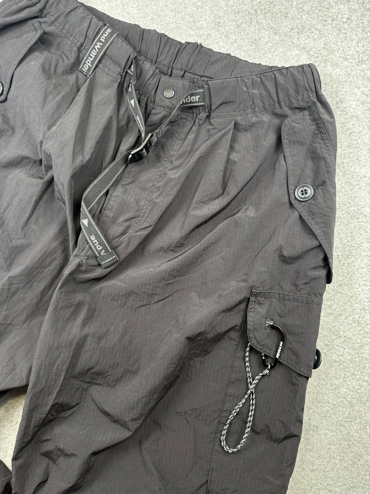 and Wander Oversized Cargo Pants Black (USED)