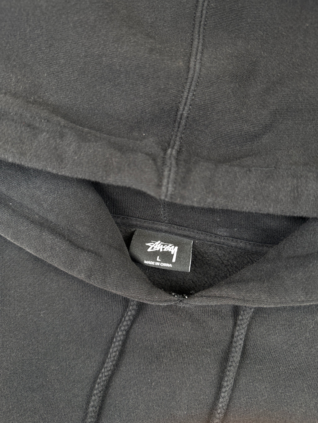Stussy Stock Lion Hoodie Black (USED)