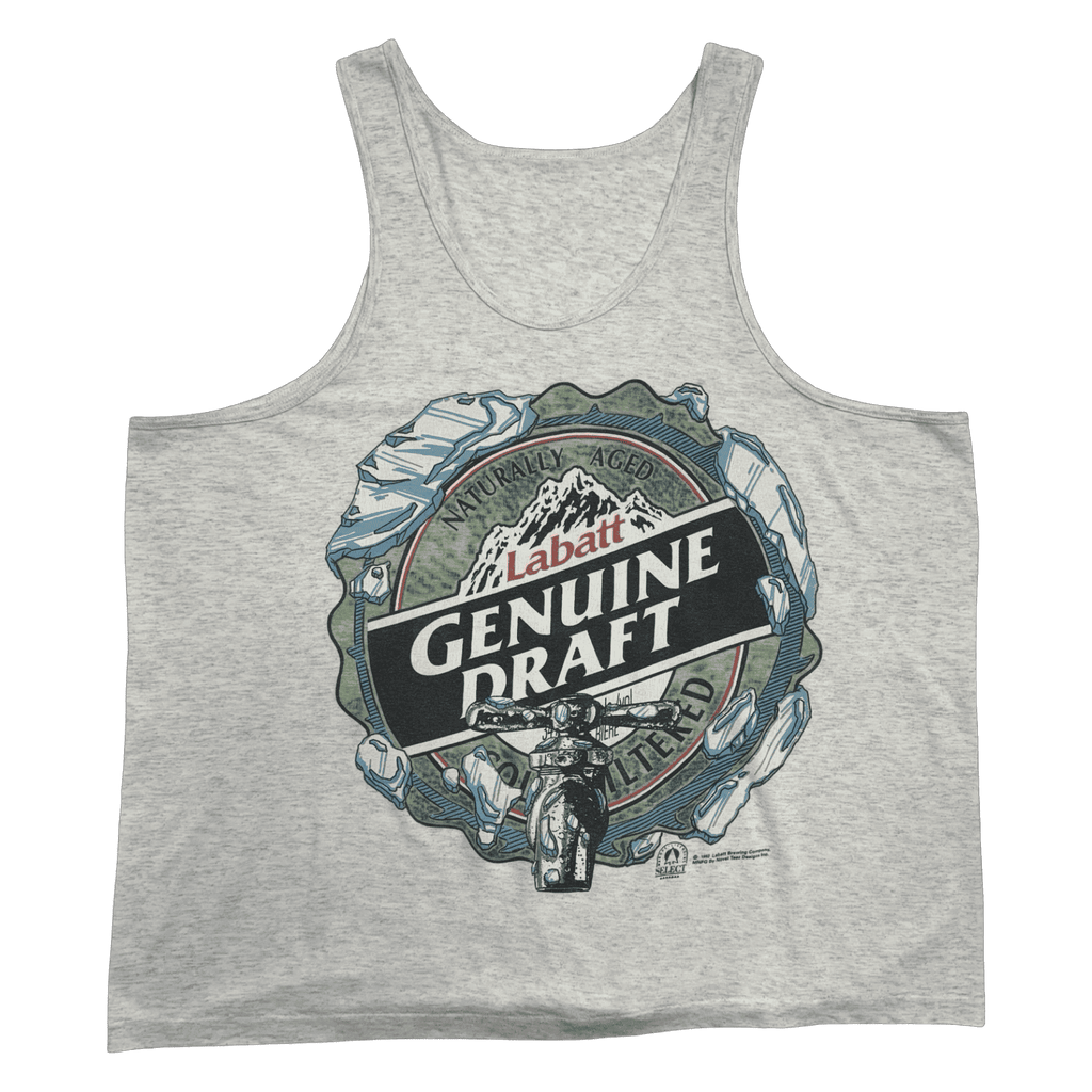 Vintage 1992 Labatt Genuine Draft Tank Top Grey