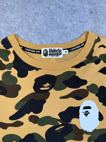BAPE 1st Camo L/S Tee Yellow (USED)