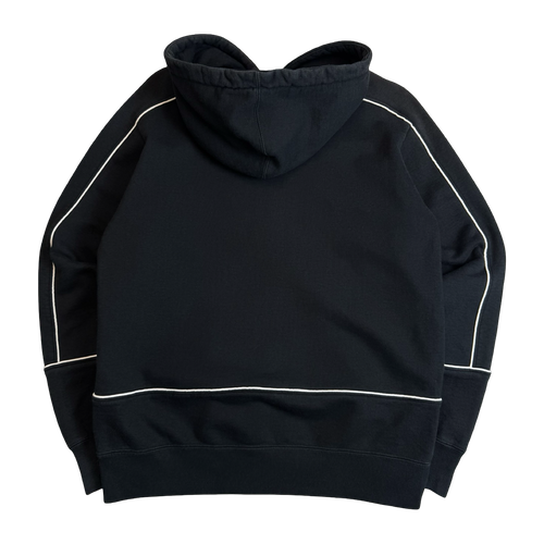 Supreme Piping Hoodie Black (USED) | Vintage Clothing Store Canada