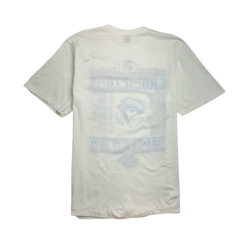 (L) Vintage '93 Championship Toronto Blue Jays Tee White | Vintage Clothing Store Canada