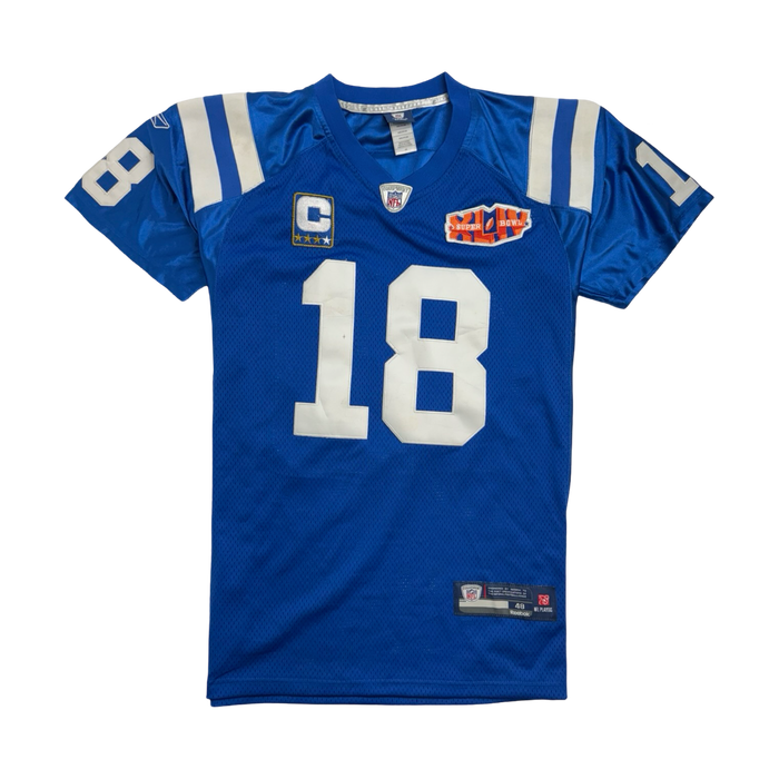 Vintage Reebok NFL Indianapolis Colts Peyton Manning Jersey Blue | Vitnage Clothing Store Canada