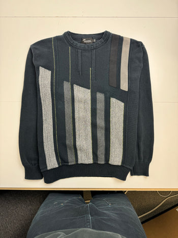 (M) Vintage Tosani Textured Knit Sweatshirt