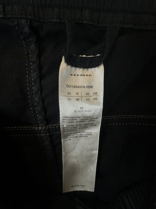 Rick Owens DRKSHDW Ripstop Drawstring Pants Black (USED) | Vitnage Clothing Store Canada