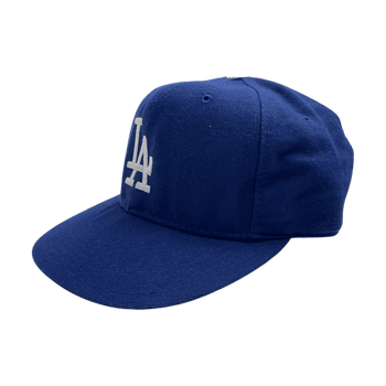 Vintage 90s MLB LA Dodgers Fitted Hat Navy