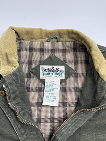 (L) Vintage Northern Reflections Chore Jacket Green