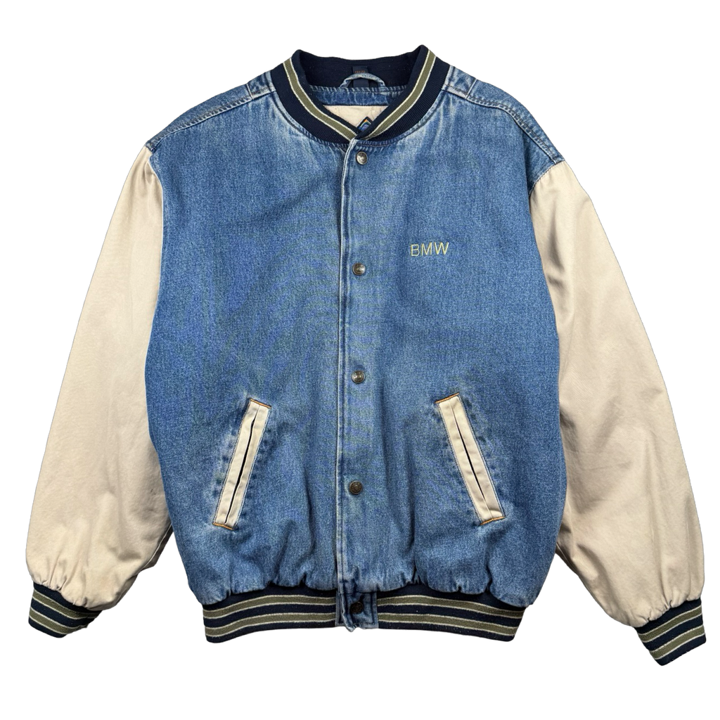 Vintage Gear BMW Denim Varsity Jacket