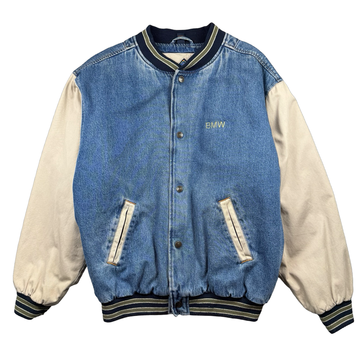 Vintage Gear BMW Denim Varsity Jacket