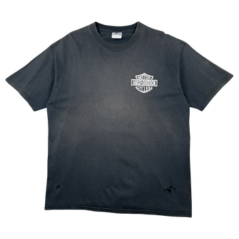 Vintage Harley Davidson Legends Are Forever Eagle Tee Black