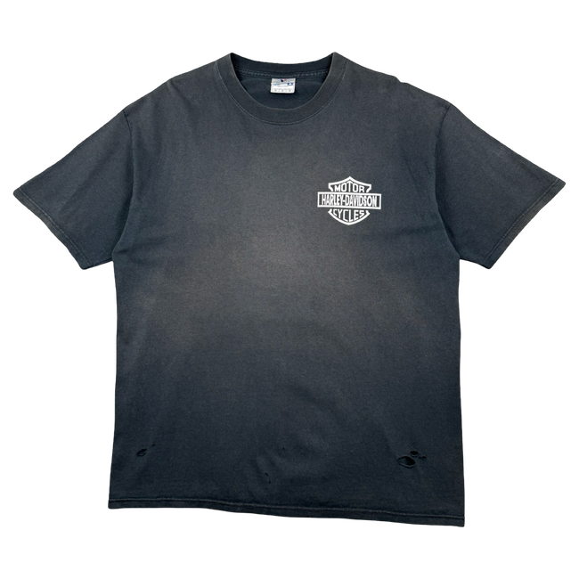 Vintage Harley Davidson Legends Are Forever Eagle Tee Black