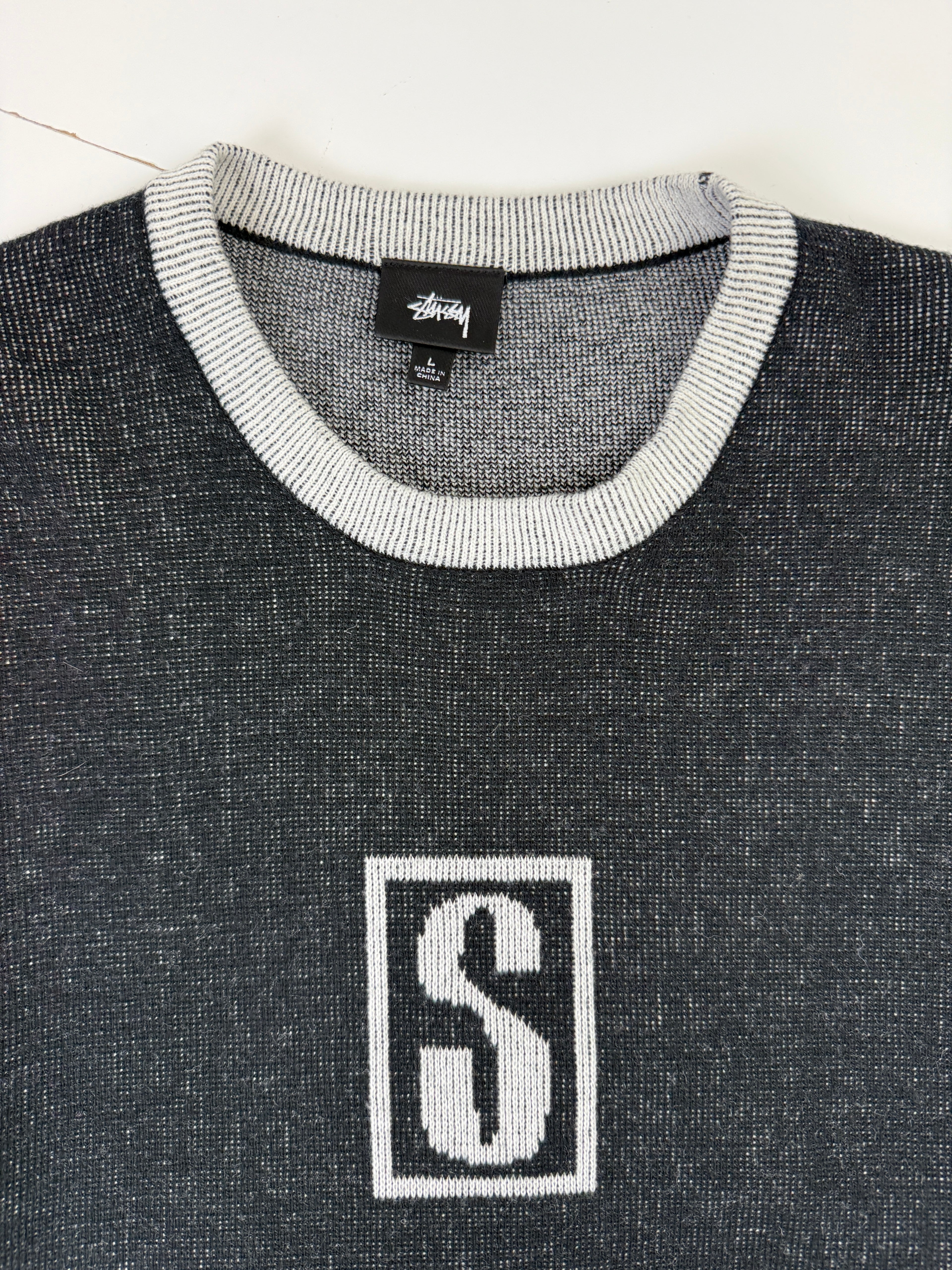 Stussy Alpine Knit Sweater Black (USED)