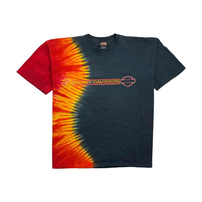 Vintage '02 Montana Harley Davidson Tye-Dye Tee | Vitnage Clothing Store Canada