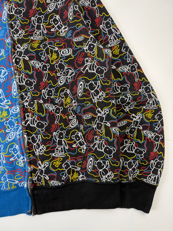 BAPE x Medicom Toy Bearbrick Shark Full Zip Up Sweater (USED)