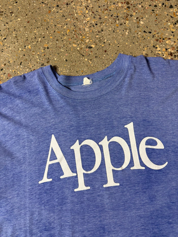 Vintage Apple Bootleg Tee Faded Blue