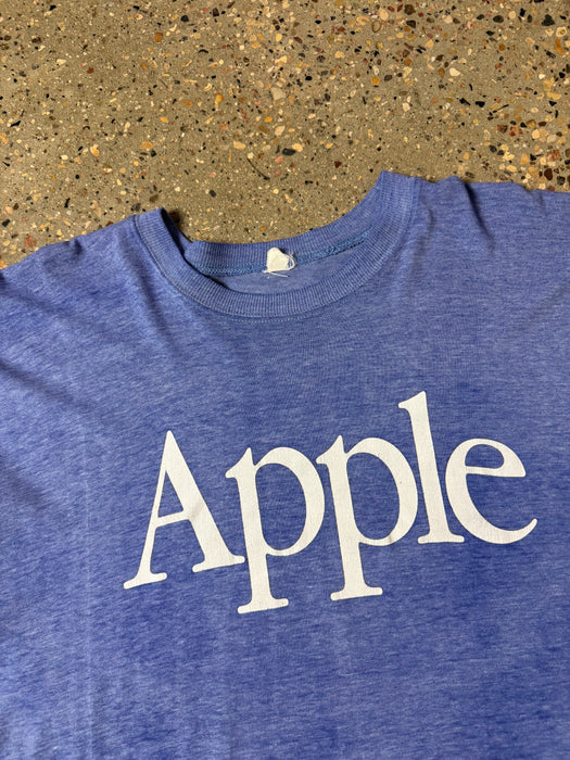 Vintage Apple Bootleg Tee Faded Blue | Vitnage Clothing Store Canada