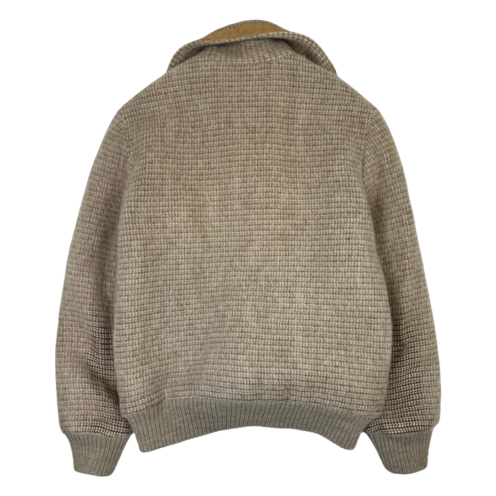 Vintage Marlboro Virgin Wool Lined Jacket Beige | Vitnage Clothing Store Canada