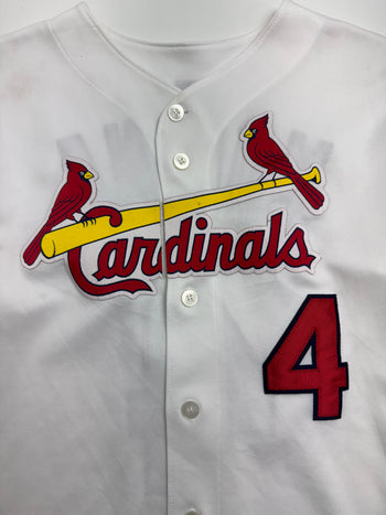 MLB St. Louis Cardinals Yadier Molina Baseball Jersey White