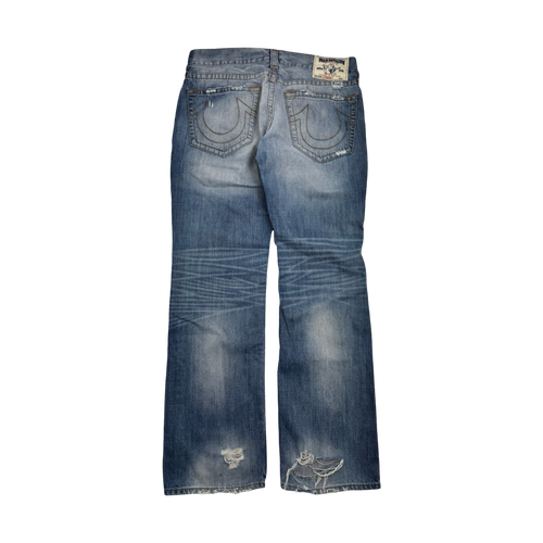 Vintage Y2k True Religion Straight Cut Denim Pants | Vintage Clothing Store Canada