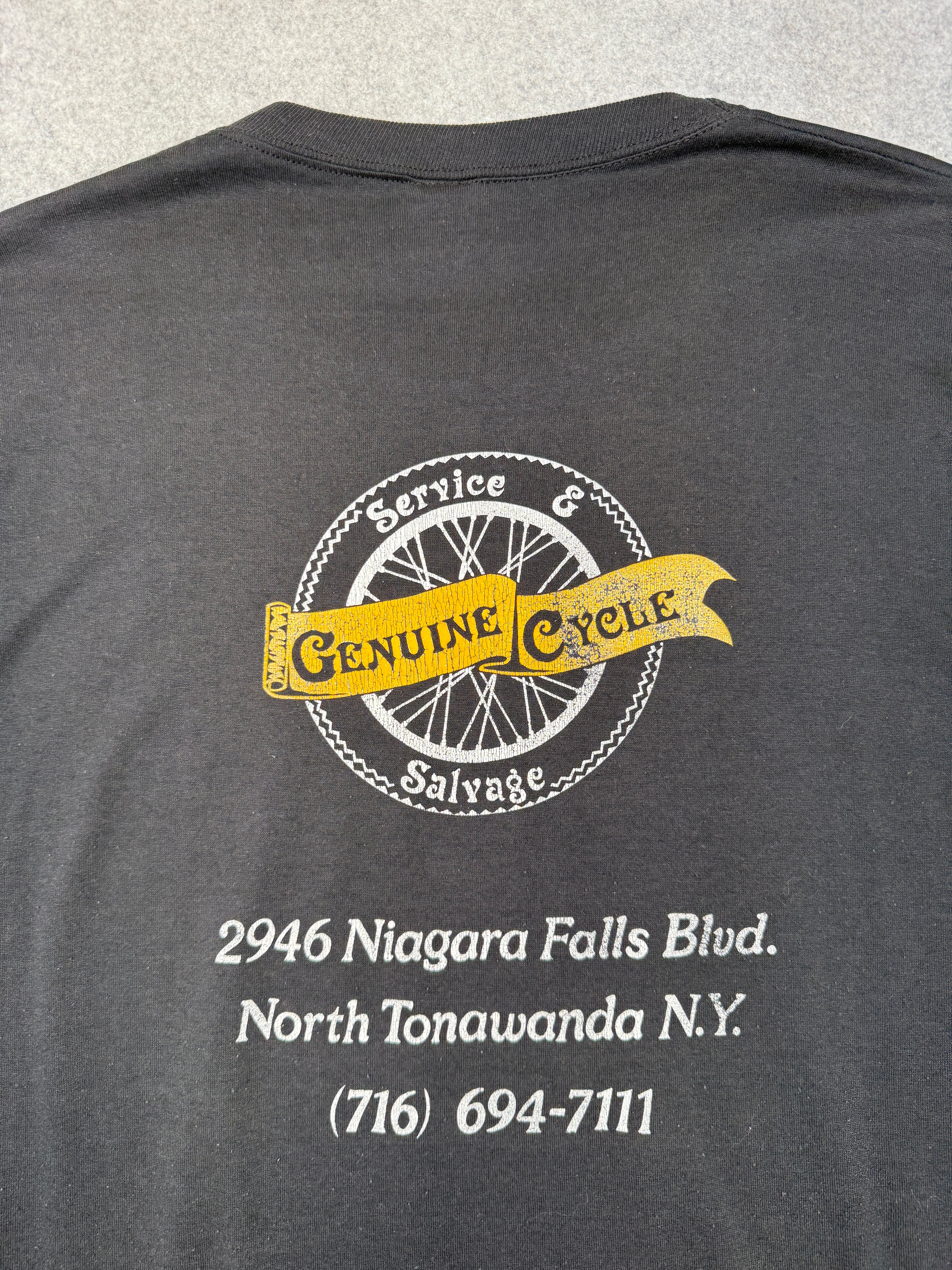 Vintage Harley Davidson The Best Way To See New York Tee Black