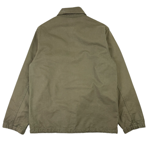 Stussy Canvas Coach Jacket Olive (USED) | Vintage Clothing Store Canada