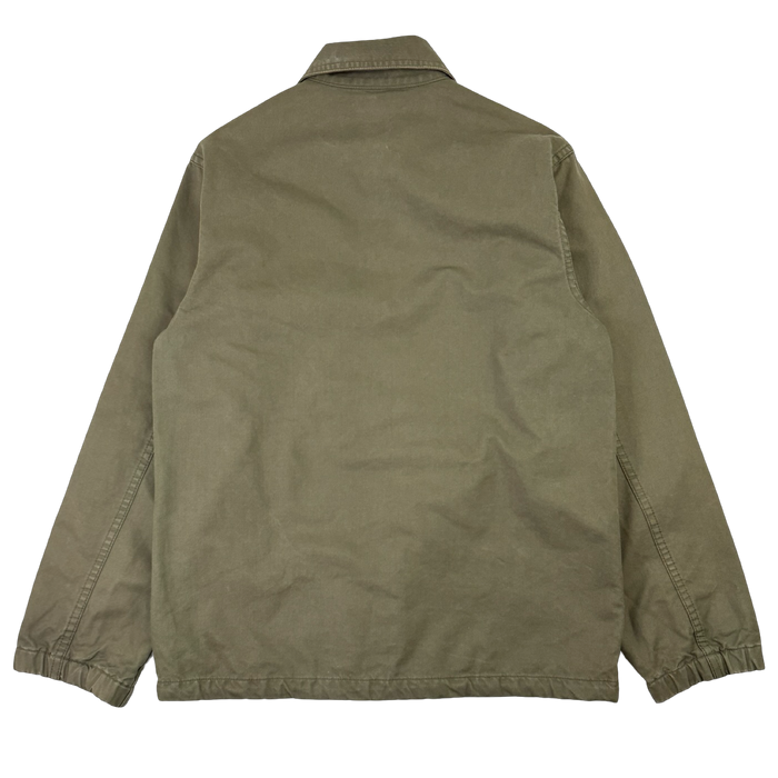 Stussy Canvas Coach Jacket Olive (USED) | Vitnage Clothing Store Canada
