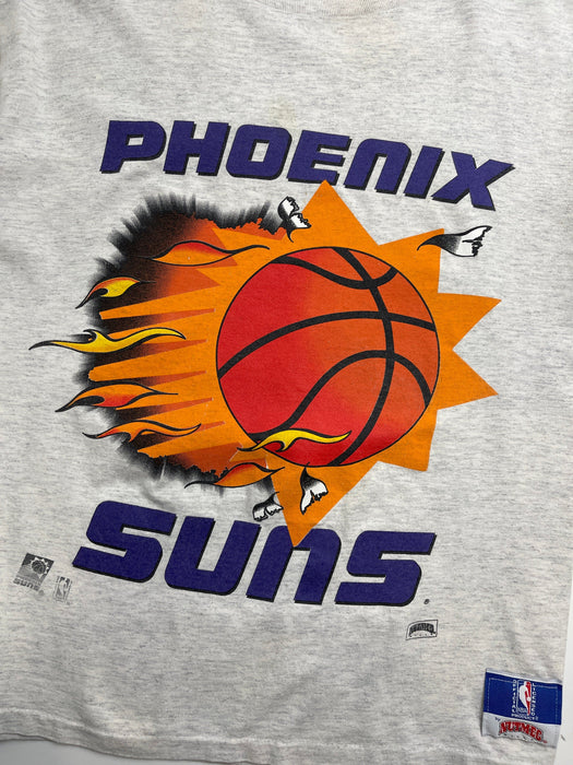 (M) Vintage 90s Phoenix Suns Tee Grey | Vitnage Clothing Store Canada