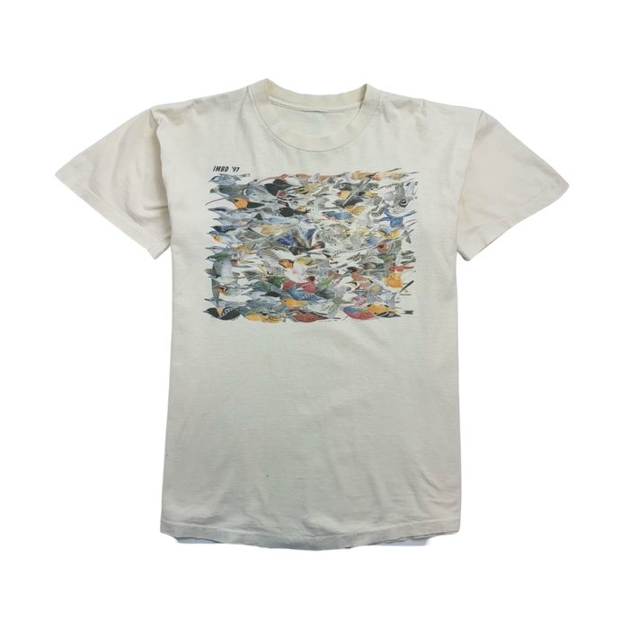 (M) Vintage '97 Nature Birds Tee Cream | Vitnage Clothing Store Canada