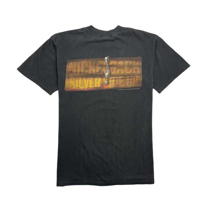 (M) Vintage '01 NickelBack Band Tee Black | Vitnage Clothing Store Canada