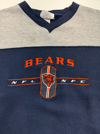 (XL) Vintage 90s Chicago Bears Two Tone Sweatshirt