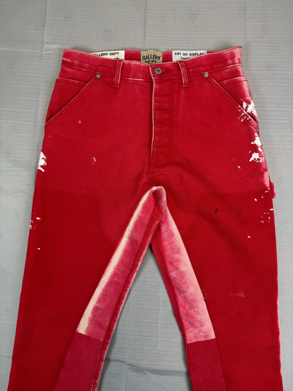 Gallery Dept LA Flare Carpenter Pants Red (USED)