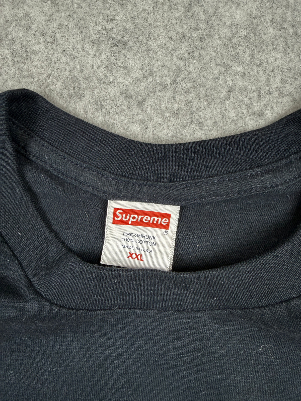 Supreme Camo Box Logo Tee Navy (USED)