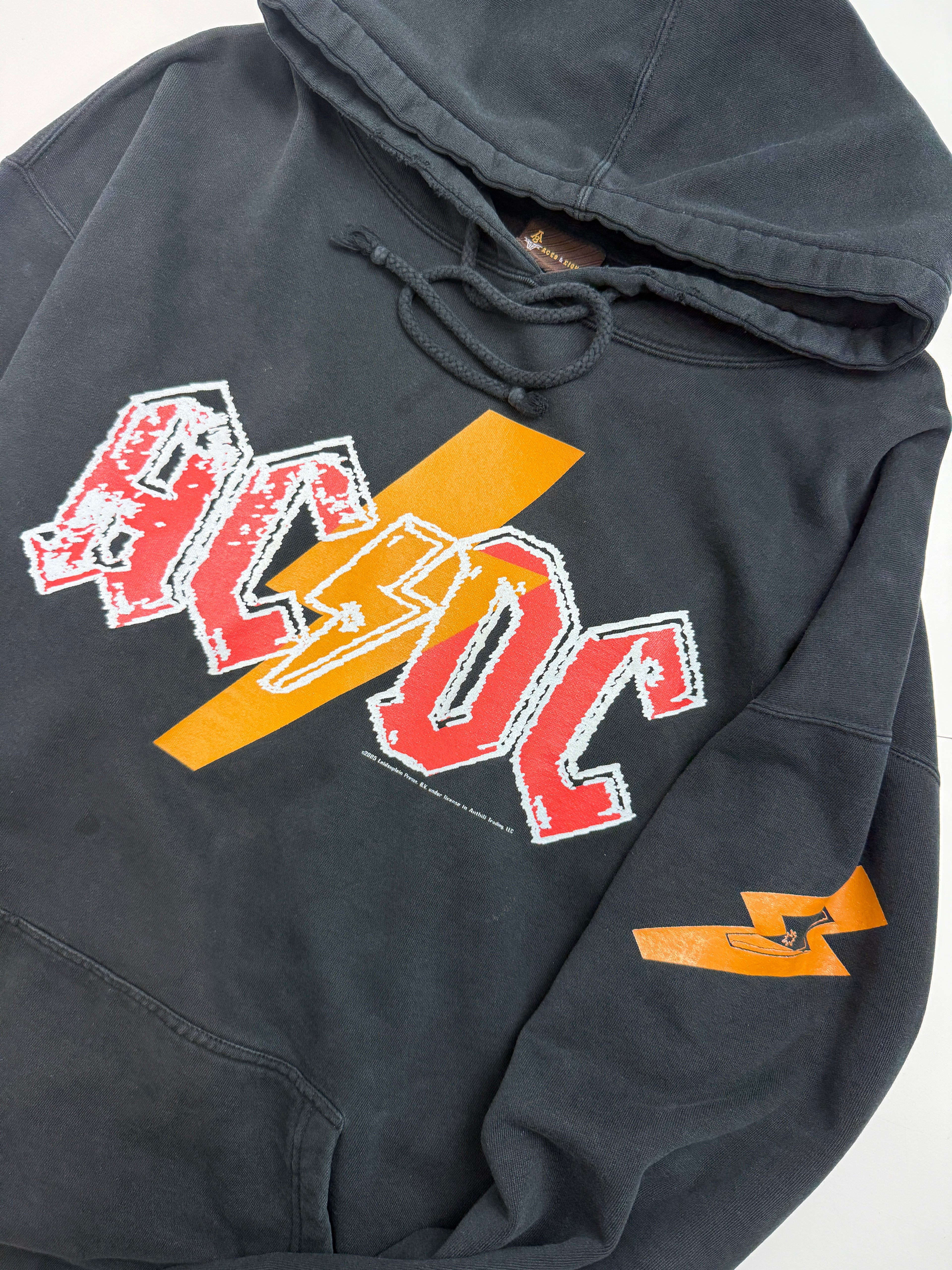 Vintage 2000's ACDC Hoodie Black