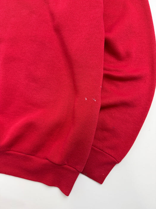 Vintage 90's Logo 7 Chicago Bulls Sweatshirt Red | Vitnage Clothing Store Canada