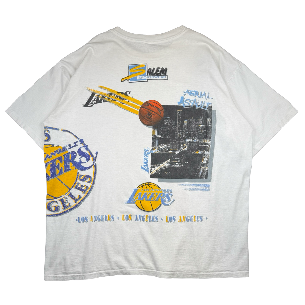 Vintage Salem Showtime Lakers Tee White