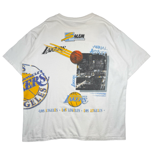 Vintage Salem Showtime Lakers Tee White