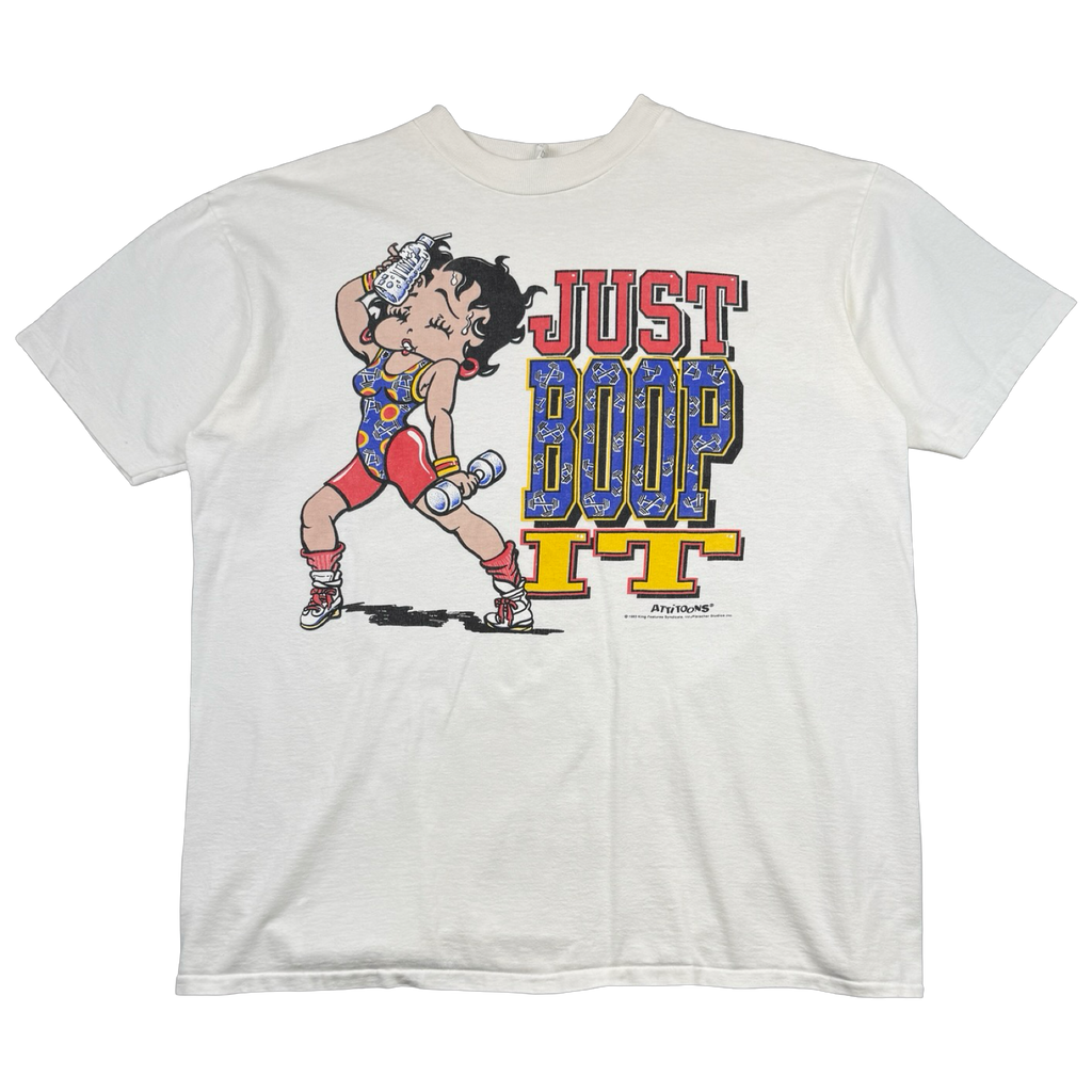 Vintage 90's Betty Boop Just Boop It Tee White