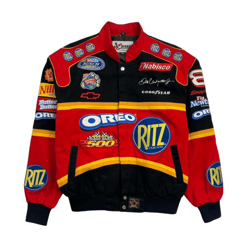 (M) Vintage JH Dale Jr. Oreo Ritz Nascar Racing Jacket | Vintage Clothing Store Canada