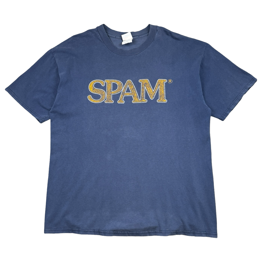 Vintage Spam Logo Tee Navy