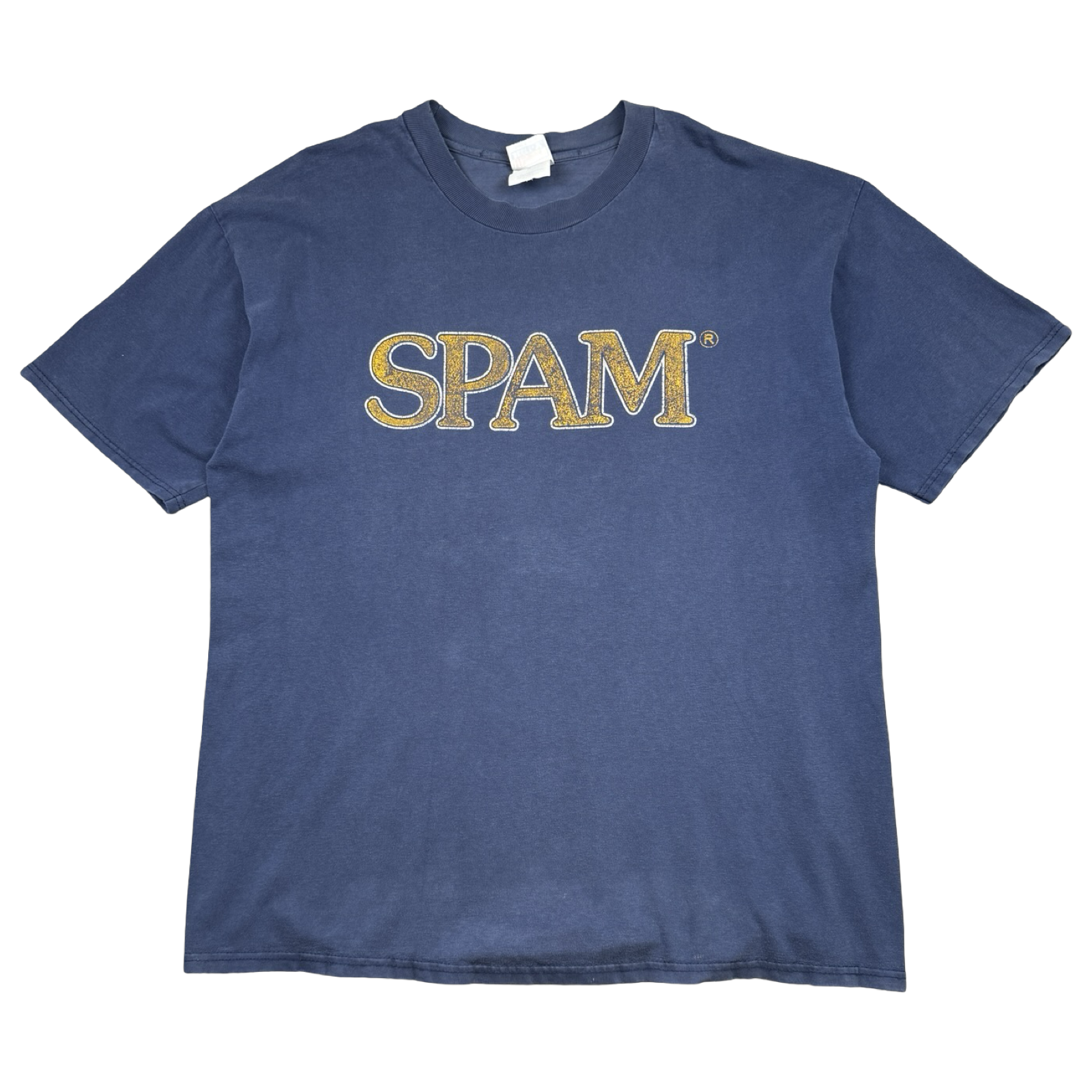 Vintage Spam Logo Tee Navy