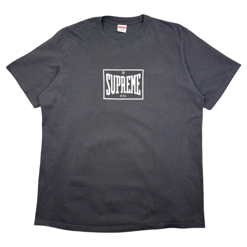 Supreme Warm Up Tee Black (USED) | Vintage Clothing Store Canada