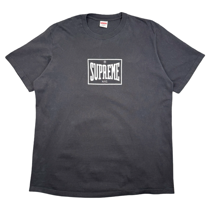 Supreme Warm Up Tee Black (USED) | Vitnage Clothing Store Canada