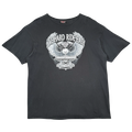Vintage Harley Davidson Live Hard Ride Easy Tee Black