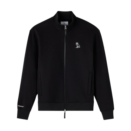 OVO Polartec Power Stretch Full-Zip Track Jacket Black | Vintage Clothing Store Canada