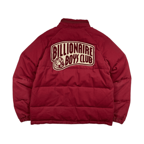 Billionaire Boys Club Canvas Puffer Jacket Red (USED) | Vintage Clothing Store Canada
